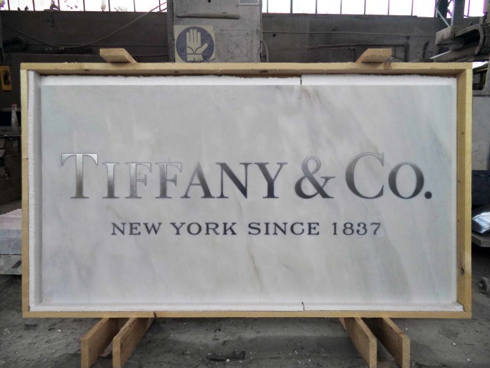 Lavorazioni Taglio WaterJet - 3 Tiffany & Co. New York