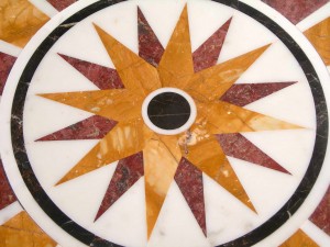 Pre-Laying Marble Medallion