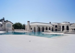 Villa Americana Pavimento piscina in marmo